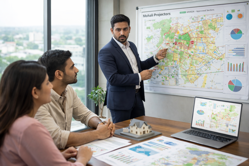 Strategic early-stage land deals Mohali investment map